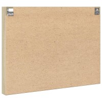 vidaXL Vitrinenschrank Sonoma-Eiche 100x8,5x75 cm Holzwerkstoff