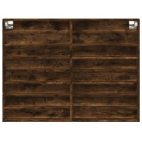 vidaXL Vitrinenschrank R&auml;uchereiche 100x8,5x75 cm Holzwerkstoff