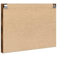 vidaXL Vitrinenschrank R&auml;uchereiche 100x8,5x75 cm Holzwerkstoff