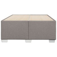 vidaXL Bettgestell Taupe 120x190 cm Stoff