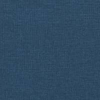 vidaXL Bettgestell Blau 90x190 cm Stoff