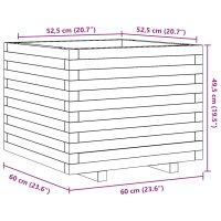 vidaXL Pflanzk&uuml;bel 60x60x49,5 cm Kiefernholz Impr&auml;gniert