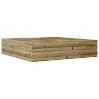 vidaXL Pflanzkübel 100x100x23 cm Kiefernholz...