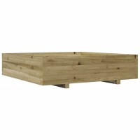 vidaXL Pflanzkübel 100x100x26,5 cm Kiefernholz...