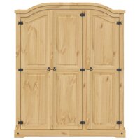 vidaXL Kleiderschrank Corona 151,5x52x186 cm Massivholz Kiefer