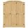 vidaXL Kleiderschrank Corona 151,5x52x186 cm Massivholz Kiefer