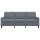 vidaXL 3-Sitzer-Sofa Dunkelgrau 180 cm Samt