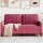 vidaXL 2-Sitzer-Sofa Weinrot 140 cm Samt