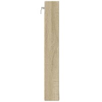 vidaXL Vitrinenschrank Sonoma-Eiche 100x8,5x58 cm Holzwerkstoff