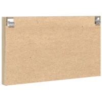 vidaXL Vitrinenschrank Sonoma-Eiche 100x8,5x58 cm Holzwerkstoff