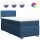 vidaXL Boxspringbett mit Matratze Blau 80x200 cm Stoff