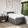 vidaXL Boxspringbett mit Matratze Dunkelgrau 90x190 cm Stoff