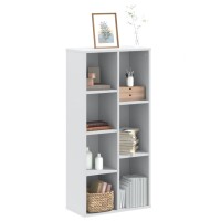 vidaXL B&uuml;cherregal Wei&szlig; 50x25x105 cm Holzwerkstoff