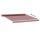 vidaXL Markise Manuell Weinrot 400x300 cm