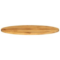 vidaXL Tischplatte 140x60x2,5 cm Oval Massivholz Mango