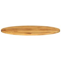 vidaXL Tischplatte 140x50x2,5 cm Oval Massivholz Mango