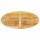 vidaXL Tischplatte 110x50x3,8 cm Oval Massivholz Mango