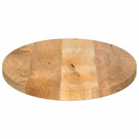 vidaXL Tischplatte 120x50x2,5 cm Oval Massivholz Mango