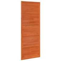 vidaXL Scheunentür Wachsbraun 80x208 cm Massivholz...