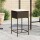 vidaXL Garten-Barhocker mit Kissen 2 Stk. Braun Poly Rattan