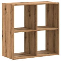 vidaXL B&uuml;cherregal Artisan-Eiche 68,5x32x68,5 cm Holzwerkstoff