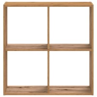 vidaXL B&uuml;cherregal Artisan-Eiche 68,5x32x68,5 cm Holzwerkstoff