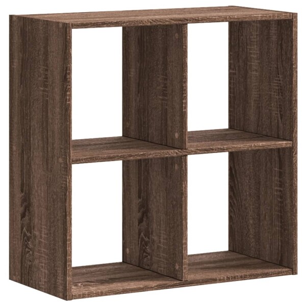 vidaXL B&uuml;cherregal Braun Eichen-Optik 68,5x32x68,5 cm Holzwerkstoff