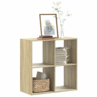 vidaXL B&uuml;cherregal Sonoma-Eiche 68,5x32x68,5 cm Holzwerkstoff