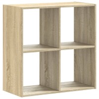 vidaXL B&uuml;cherregal Sonoma-Eiche 68,5x32x68,5 cm Holzwerkstoff