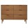 vidaXL Schubladenschrank MOLDE Braun 113x40x80 cm Massivholz Kiefer