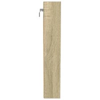 vidaXL Vitrinenschrank Sonoma-Eiche 100x8,5x50 cm Holzwerkstoff