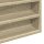 vidaXL Vitrinenschrank Sonoma-Eiche 100x8,5x50 cm Holzwerkstoff