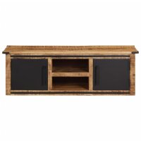 vidaXL TV-Schrank mit T&uuml;ren 105x35x36 cm Massivholz Mango