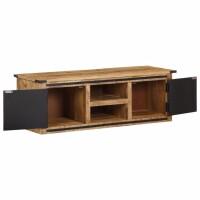 vidaXL TV-Schrank mit T&uuml;ren 105x35x36 cm Massivholz Mango