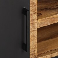 vidaXL TV-Schrank mit T&uuml;ren 105x35x36 cm Massivholz Mango