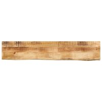 vidaXL Tischplatte 160x30x2,5 cm Baumkante Massivholz Raues Mangoholz