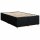 vidaXL Boxspringbett mit Matratze Schwarz 120x200 cm Stoff