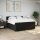 vidaXL Boxspringbett mit Matratze Schwarz 200x200 cm Stoff