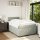 vidaXL Boxspringbett mit Matratze Hellgrau 120x190 cm Samt