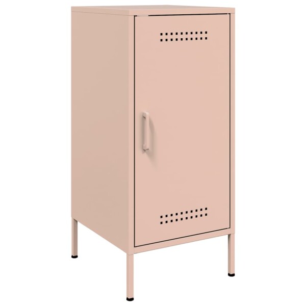 vidaXL Sideboard Rosa 36x39x79 cm Kaltgewalzter Stahl