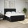 vidaXL Boxspringbett mit Matratze Schwarz 200x200 cm Stoff