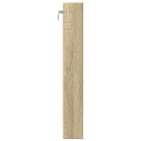 vidaXL Vitrinenschrank Sonoma-Eiche 80x8,5x58 cm Holzwerkstoff