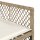 vidaXL 7-tlg. Garten-Essgruppe mit Kissen Beige Poly Rattan