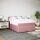 vidaXL Boxspringbett mit Matratze Rosa 160x200 cm Samt