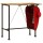 vidaXL Bartisch Traktor Rot und Braun 55x120x107 cm Massivholz Mango