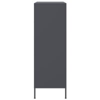 vidaXL Highboard Anthrazit 68x39x113 cm Stahl