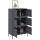 vidaXL Highboard Anthrazit 68x39x113 cm Stahl