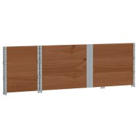 vidaXL Pflanzkasten Braun 150x50 cm Massivholz Kiefer