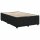 vidaXL Boxspringbett mit Matratze Schwarz 120x200 cm Samt