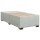 vidaXL Boxspringbett mit Matratze Hellgrau 90x200 cm Samt